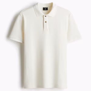 Slim Fit Polo Shirt white color