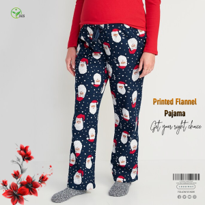 1 pcs Women's  Check  flannel pajama