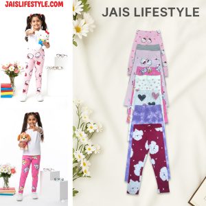 5 pcs Girls Premium Cotton  Printed  Leggings