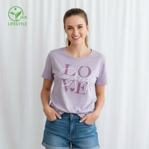 Pack of 3 Pcs  Ladies color full cotton T shirt