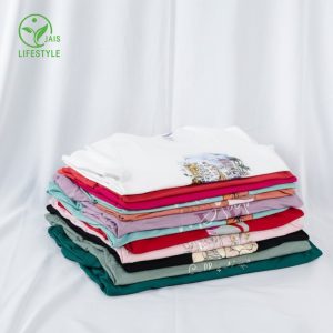 Pack of 5 Pcs Ladies color full cotton T shirt (ফ্রি ডেলিভারি)